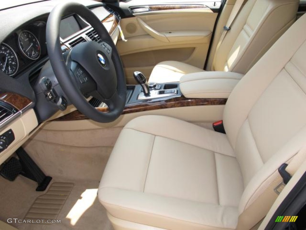 Sand Beige Interior 2012 BMW X5 xDrive35i Premium Photo #50120775