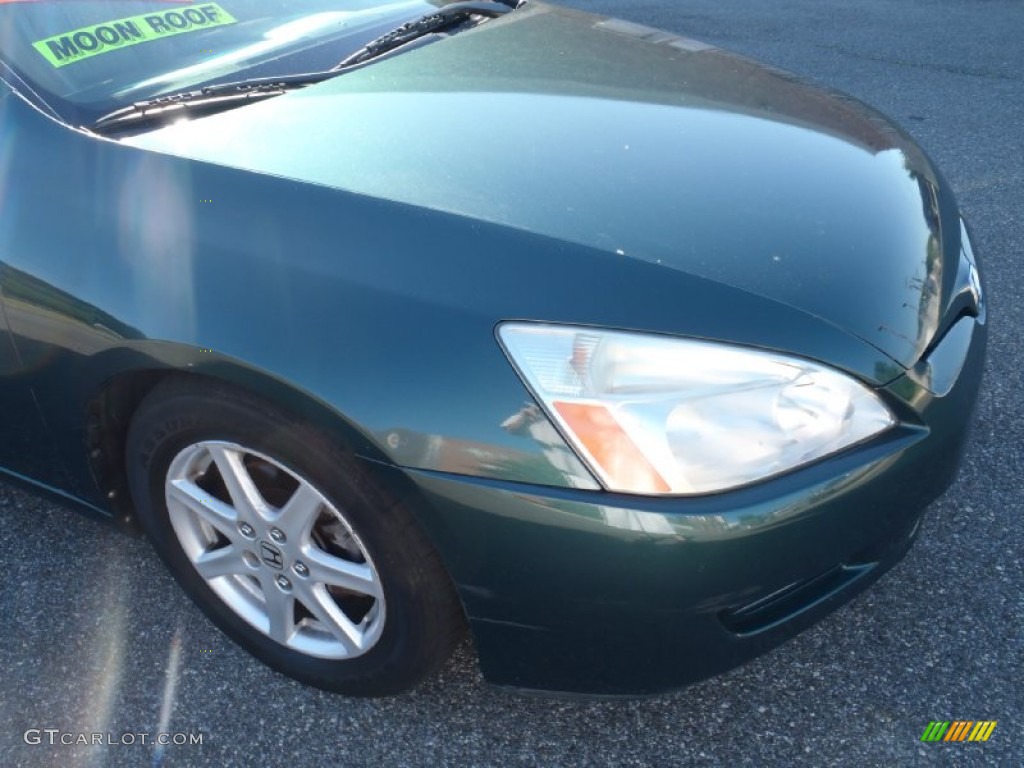 2003 Accord EX V6 Coupe - Noble Green Pearl / Ivory photo #21