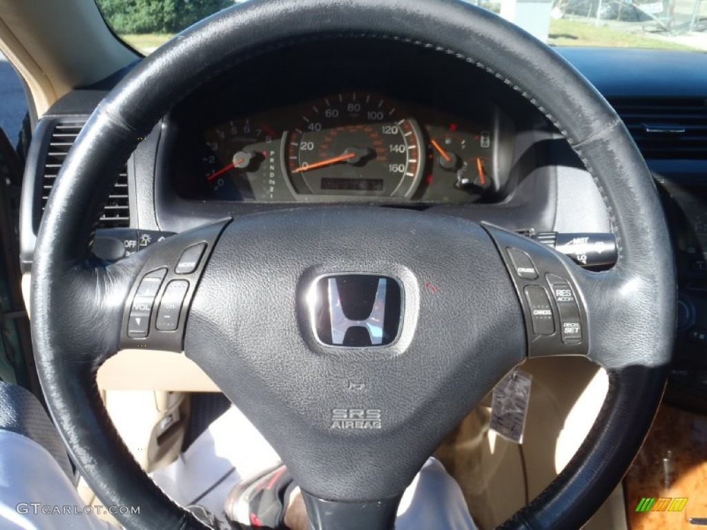 2003 Accord EX V6 Coupe - Noble Green Pearl / Ivory photo #23