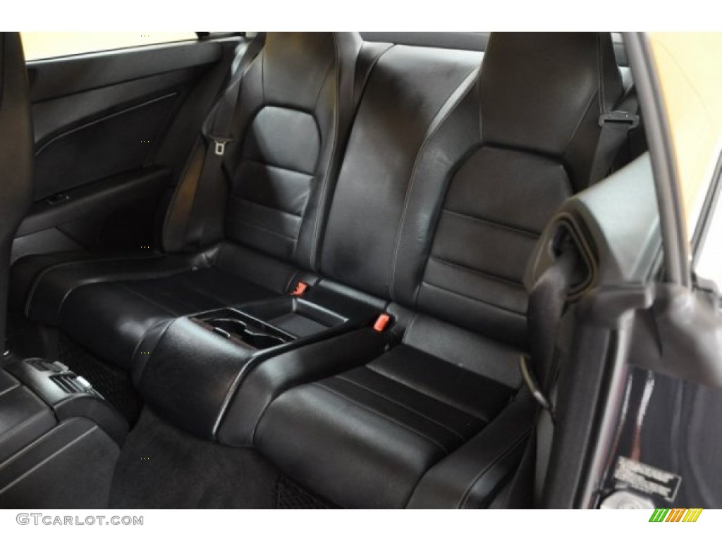 Black Interior 2010 Mercedes-Benz E 550 Coupe Photo #50120862
