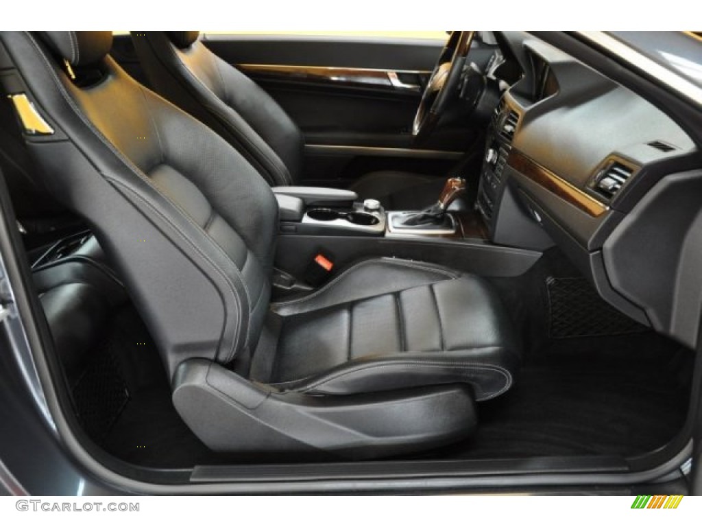 Black Interior 2010 Mercedes-Benz E 550 Coupe Photo #50120886