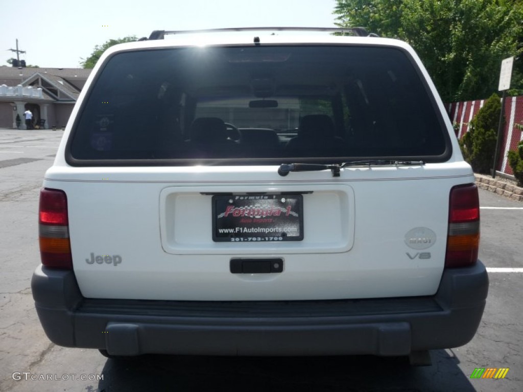 1996 Grand Cherokee Laredo 4x4 - Stone White / Agate photo #12