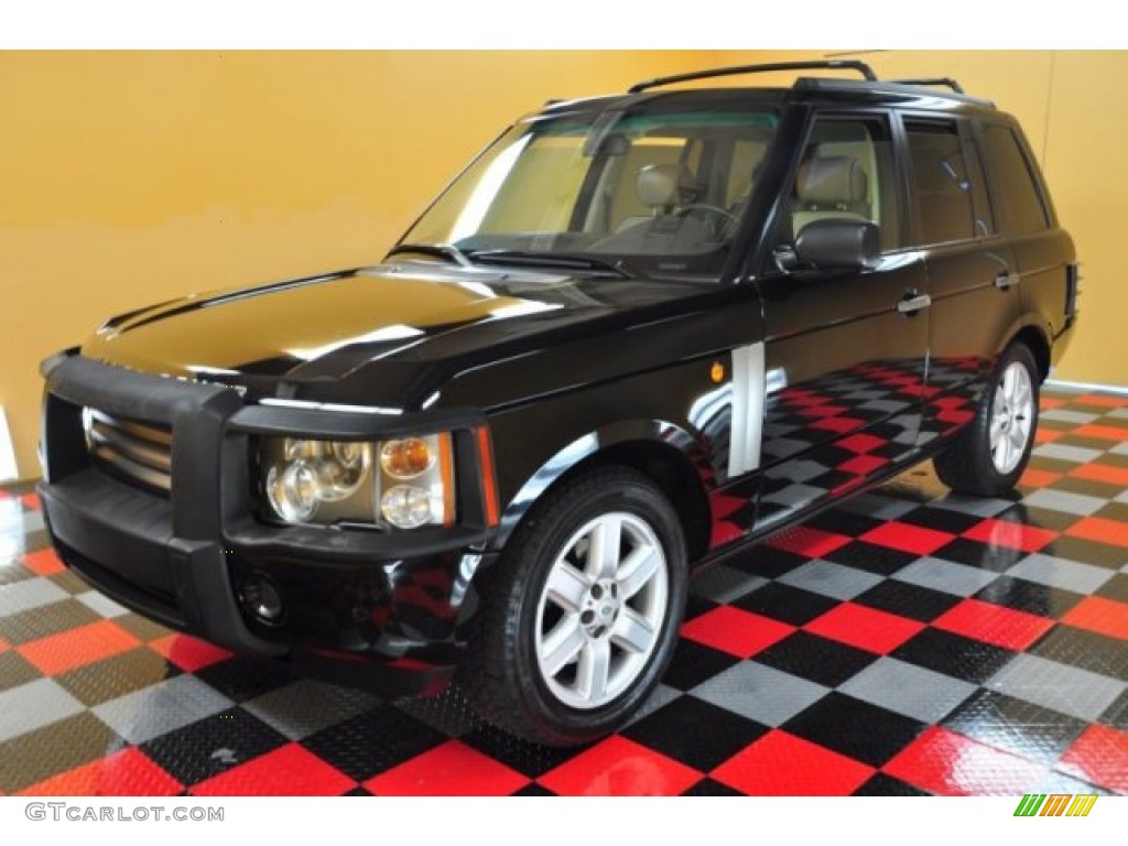 2004 Range Rover HSE - Java Black / Sand/Jet Black photo #2
