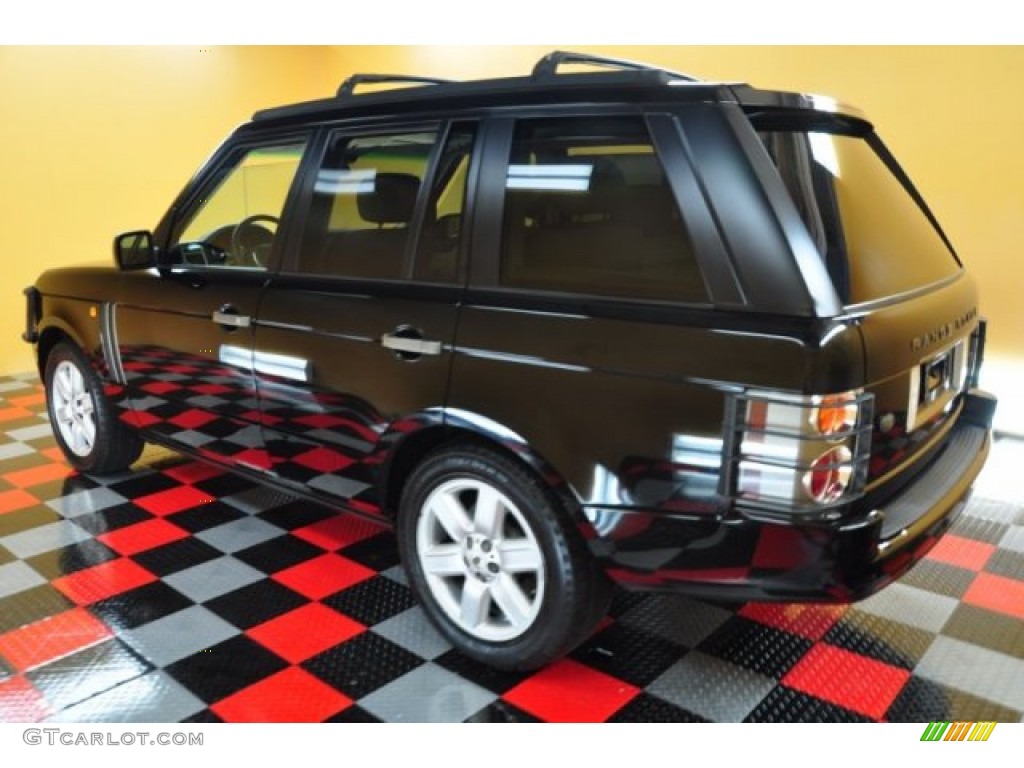 2004 Range Rover HSE - Java Black / Sand/Jet Black photo #3