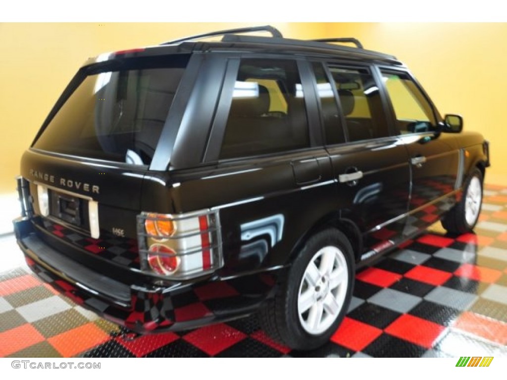 2004 Range Rover HSE - Java Black / Sand/Jet Black photo #4