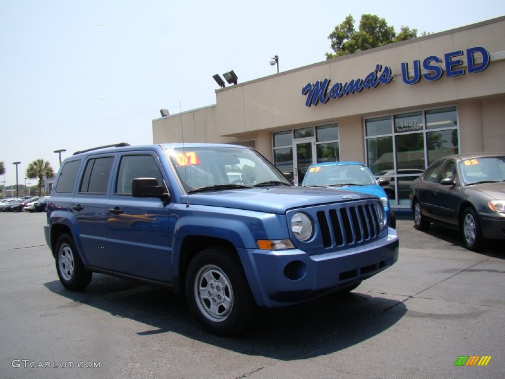 2007 Patriot Sport - Marine Blue Pearl / Pastel Slate Gray photo #2