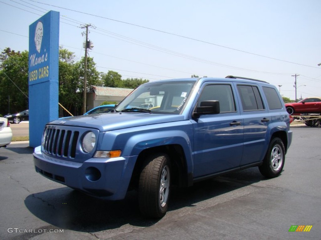 2007 Patriot Sport - Marine Blue Pearl / Pastel Slate Gray photo #29