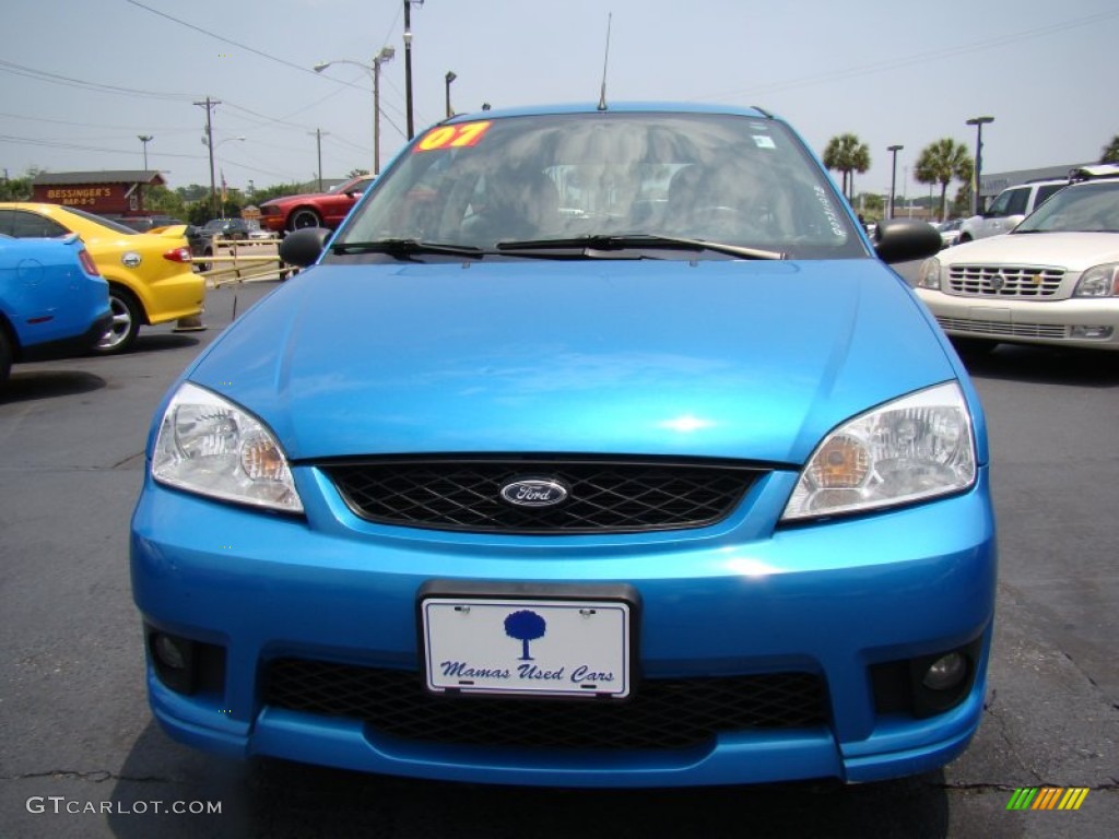 Aqua Blue Metallic 2007 Ford Focus ZX3 SE Coupe Exterior Photo #50124066