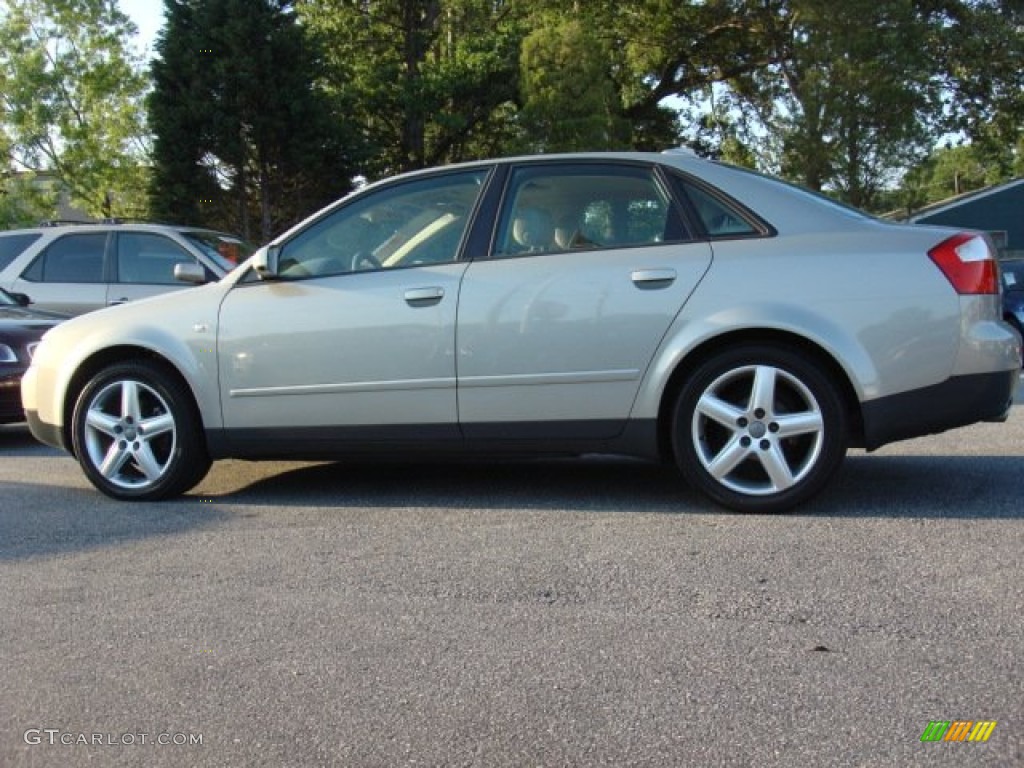 2004 A4 1.8T quattro Sedan - Champagne Metallic / Beige photo #2