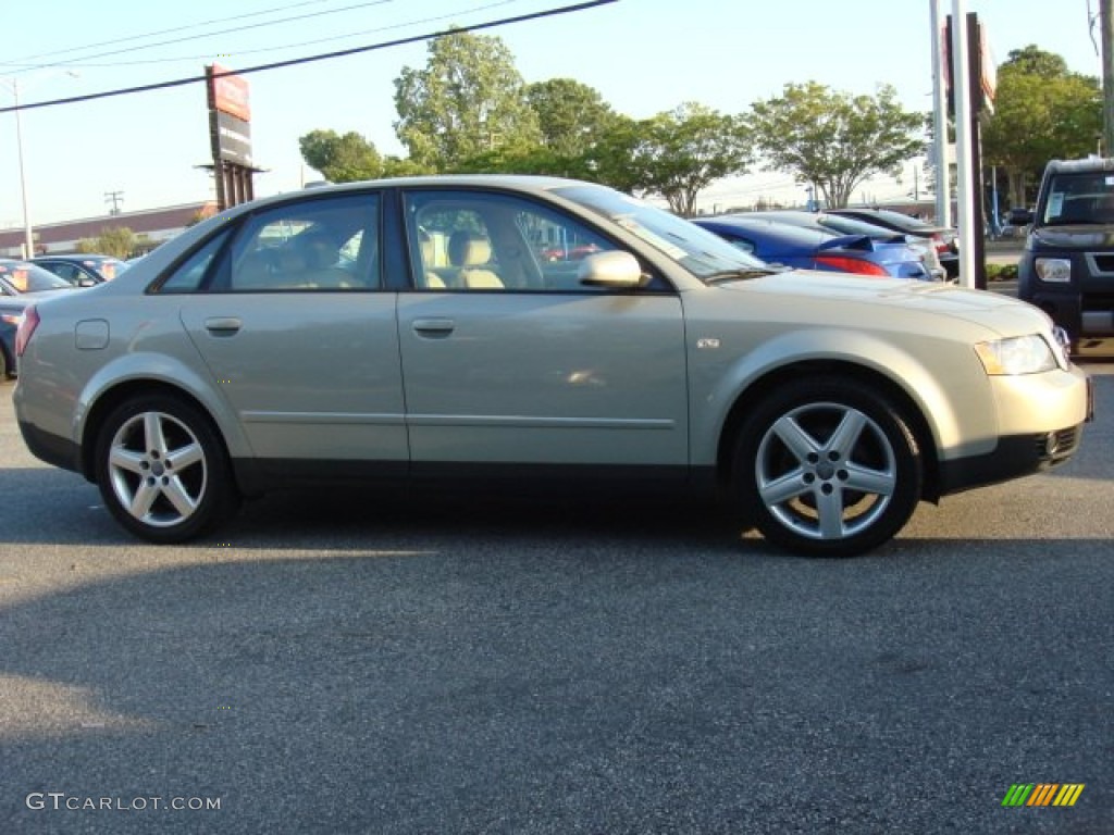 2004 A4 1.8T quattro Sedan - Champagne Metallic / Beige photo #5