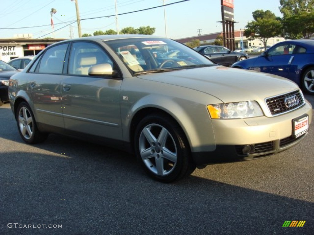 2004 A4 1.8T quattro Sedan - Champagne Metallic / Beige photo #6