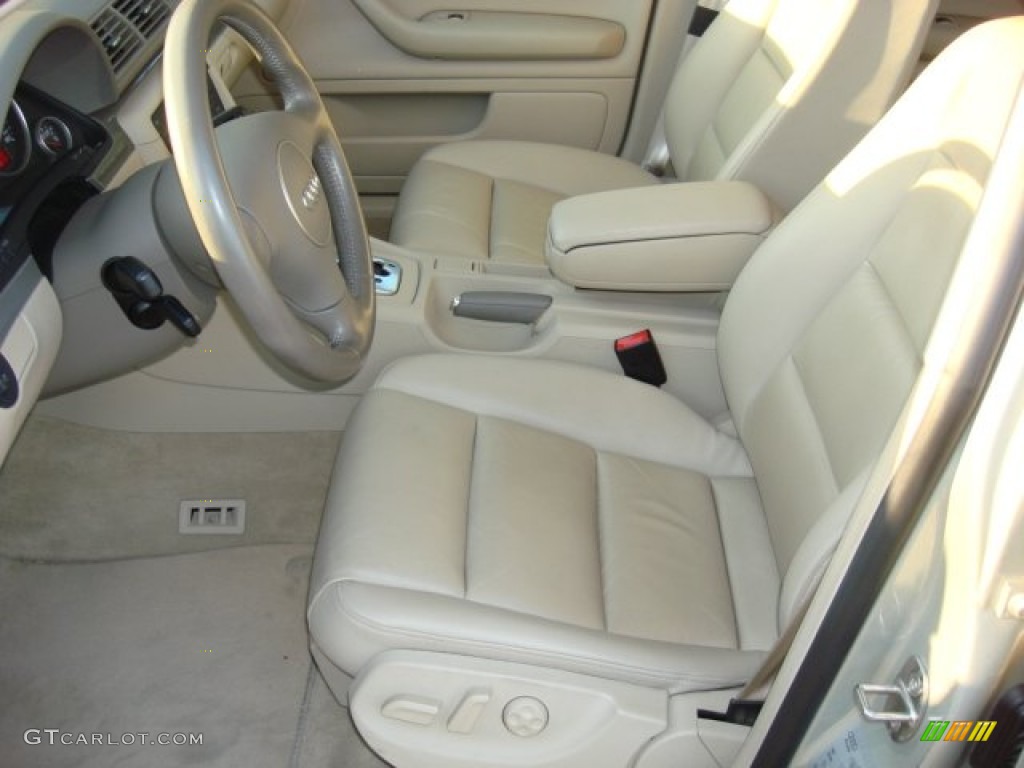 2004 A4 1.8T quattro Sedan - Champagne Metallic / Beige photo #7