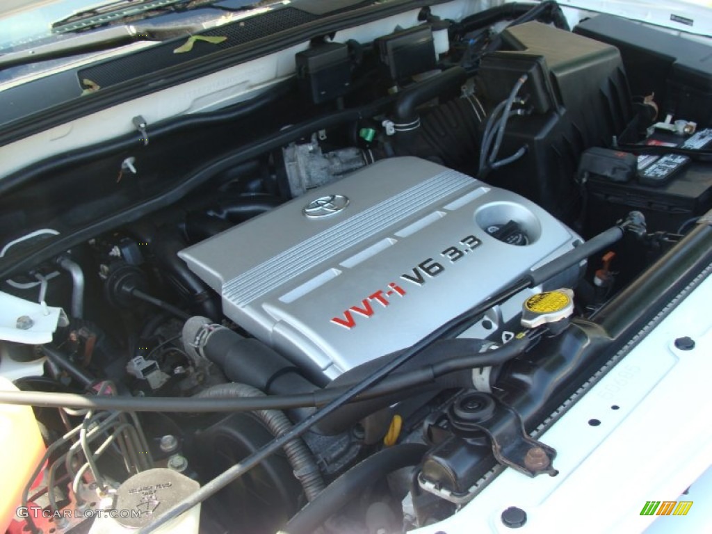 2004 Highlander V6 4WD - Super White / Charcoal photo #25