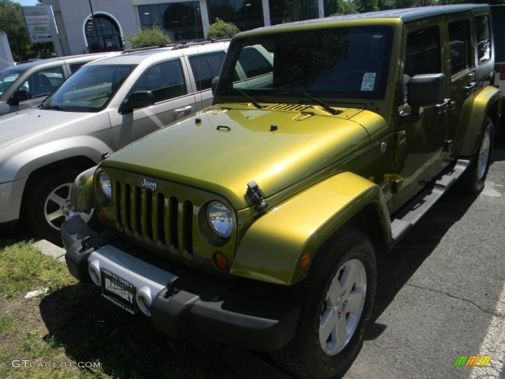 Rescue Green Metallic Jeep Wrangler Unlimited