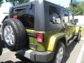 2008 Rescue Green Metallic Jeep Wrangler Unlimited Sahara 4x4  photo #5