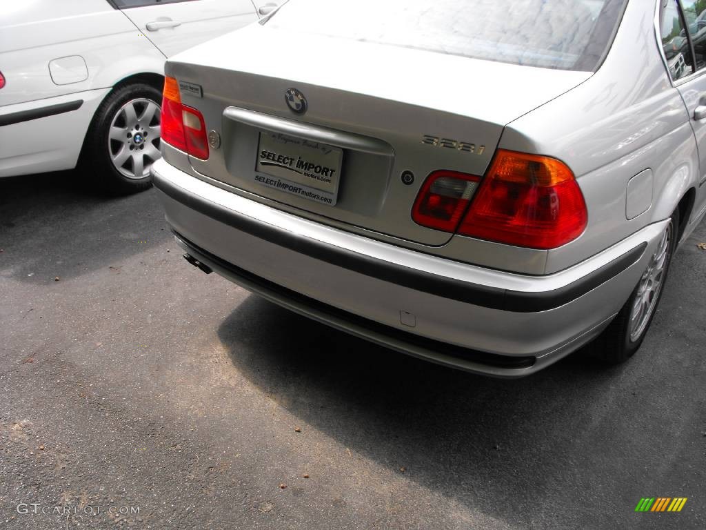 2000 3 Series 328i Sedan - Titanium Silver Metallic / Black photo #7