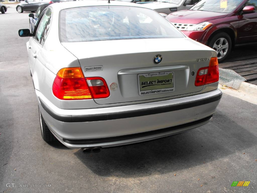 2000 3 Series 328i Sedan - Titanium Silver Metallic / Black photo #9