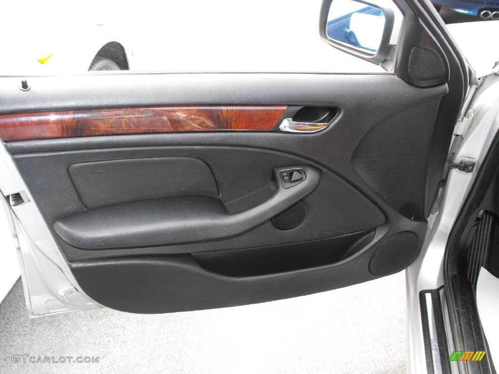 2000 BMW 3 Series 328i Sedan Black Door Panel Photo #50125824