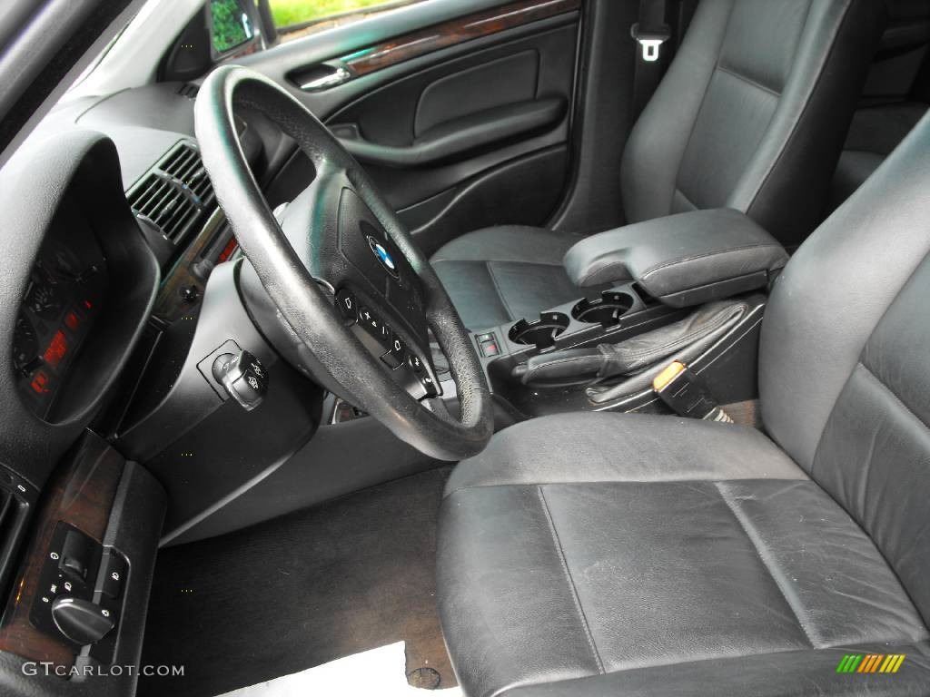 2000 3 Series 328i Sedan - Titanium Silver Metallic / Black photo #14