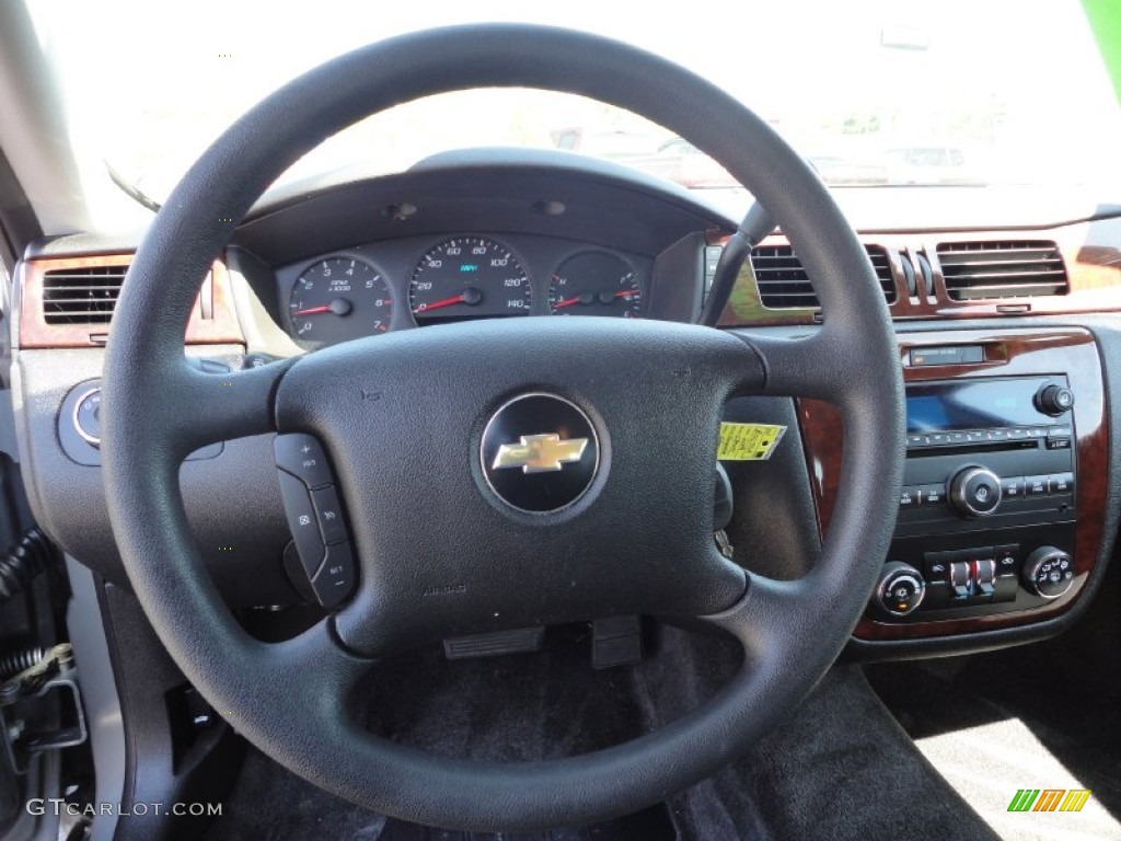 2009 Chevrolet Impala LS Ebony Steering Wheel Photo #50125851