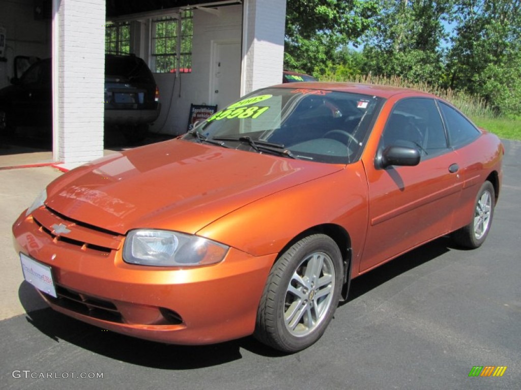 2005 Cavalier Coupe - Sunburst Orange Metallic / Graphite Gray photo #1
