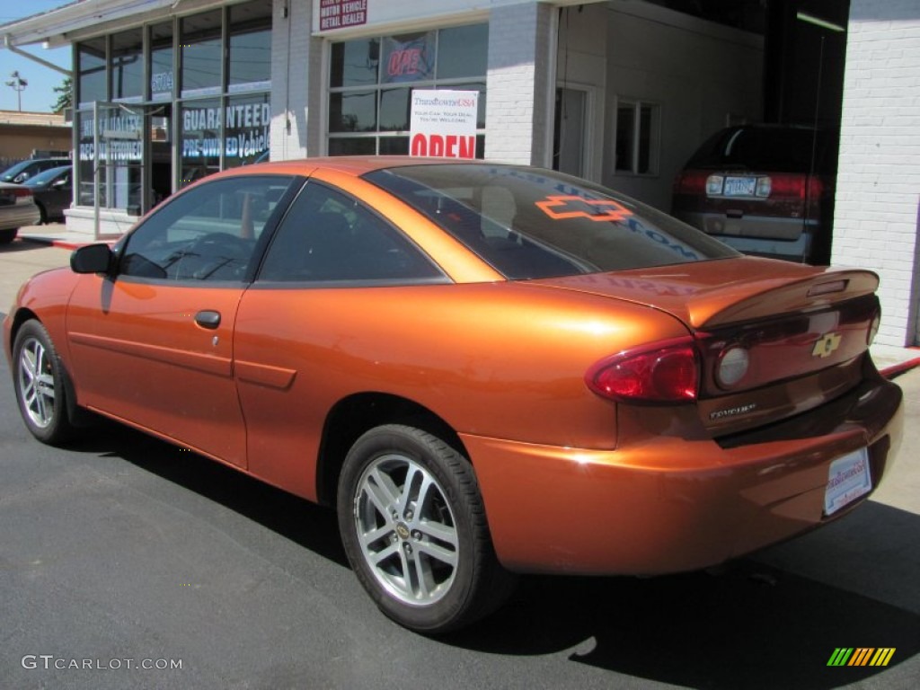 2005 Cavalier Coupe - Sunburst Orange Metallic / Graphite Gray photo #2