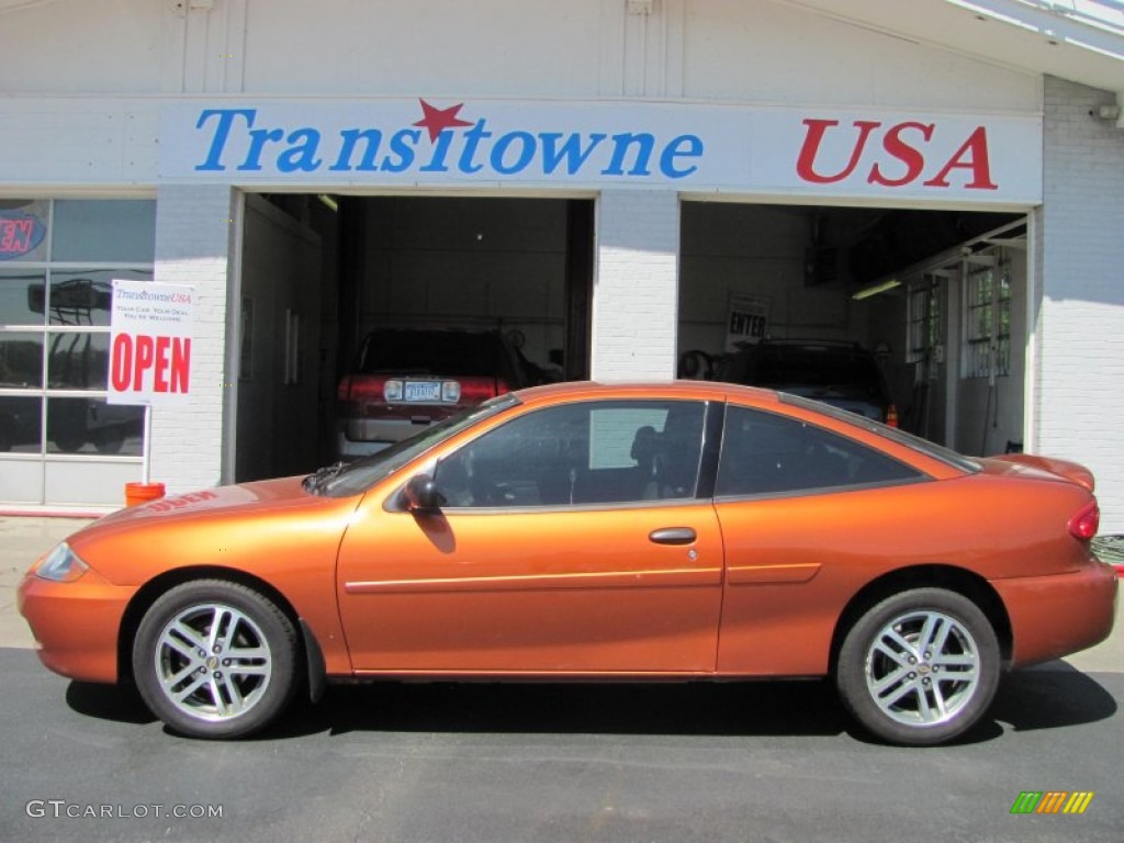 2005 Cavalier Coupe - Sunburst Orange Metallic / Graphite Gray photo #5