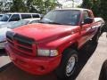 2000 Flame Red Dodge Ram 1500 Sport Extended Cab 4x4  photo #5