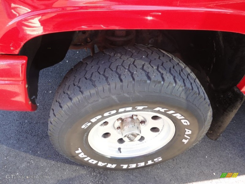2000 Ram 1500 Sport Extended Cab 4x4 - Flame Red / Agate photo #7
