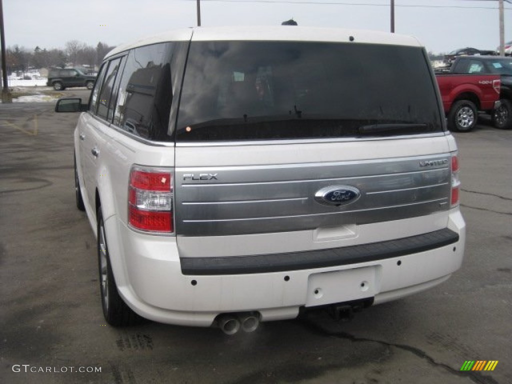 White Platinum Metallic Tri-Coat 2011 Ford Flex Limited AWD EcoBoost Exterior Photo #50126823