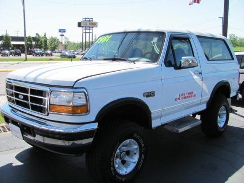 1996 Ford Bronco XL 4x4 Data, Info and Specs