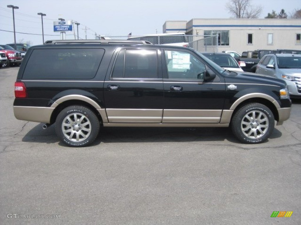 Tuxedo Black Metallic 2011 Ford Expedition EL King Ranch 4x4 Exterior Photo #50127006