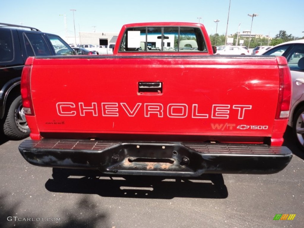 1993 C/K C1500 Regular Cab - Victory Red / Gray photo #6