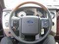 2011 Ford Expedition Chaparral Leather Interior Steering Wheel Photo