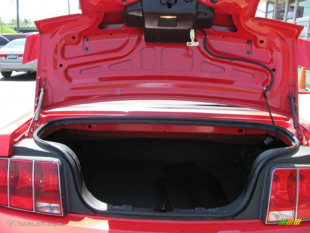 2006 Mustang V6 Premium Convertible - Torch Red / Dark Charcoal photo #13