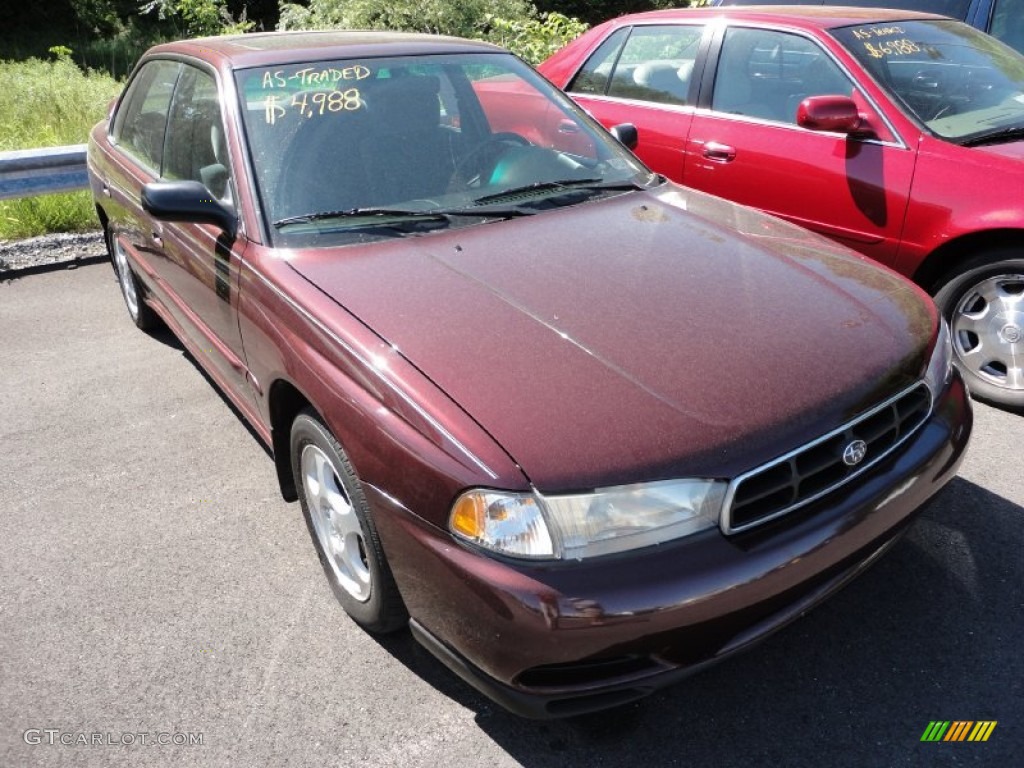 1999 Legacy L Sedan - Winestone Pearl / Gray photo #1