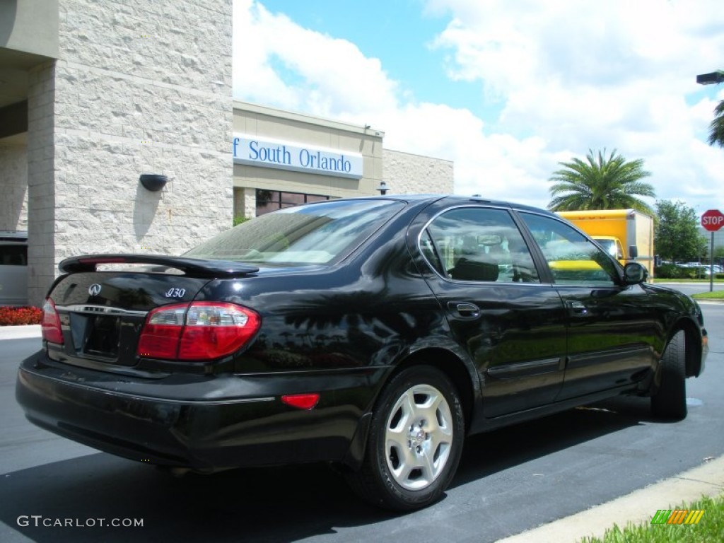 2001 I 30 Sedan - Black Obsidian / Sage photo #6