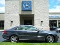 2008 Steel Grey Metallic Mercedes-Benz CLK 550 Coupe  photo #5