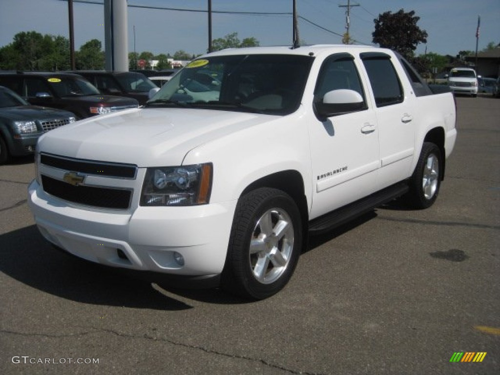 Summit White 2007 Chevrolet Avalanche LT 4WD Exterior Photo #50129481