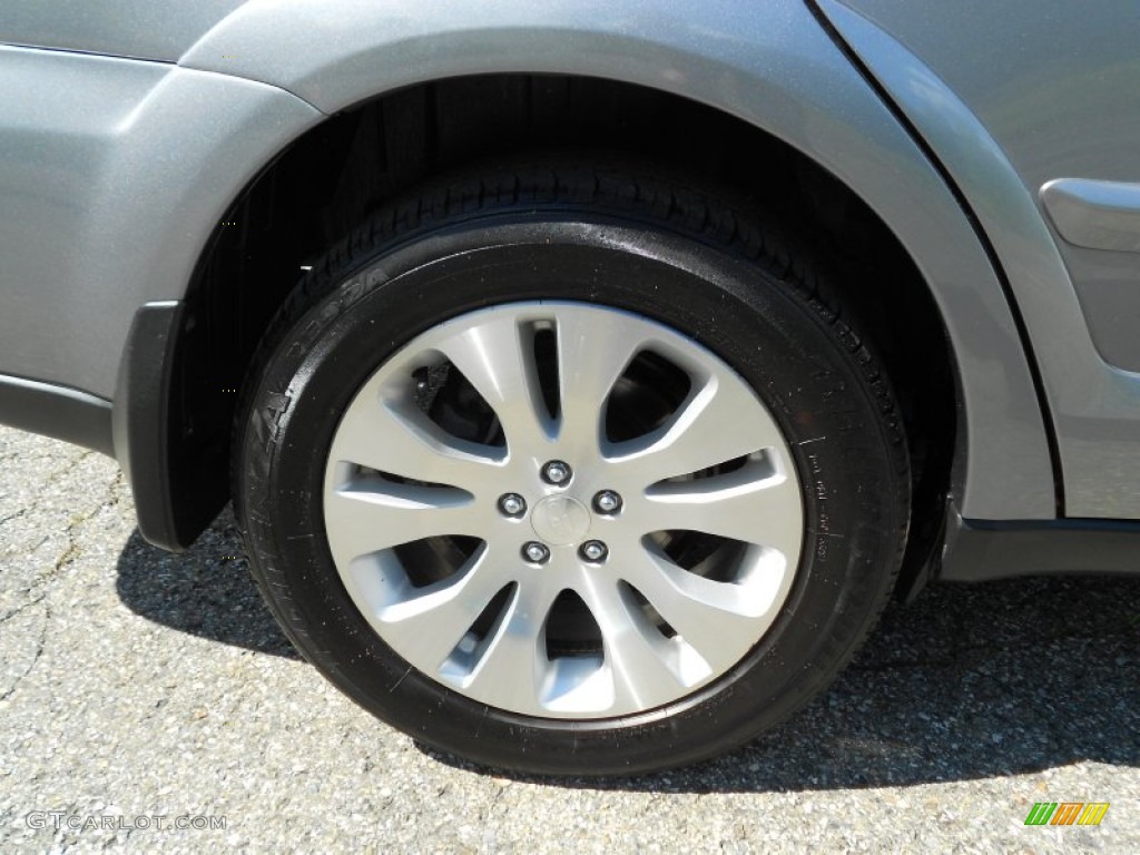 2009 Outback 2.5i Limited Wagon - Quartz Silver Metallic / Off Black photo #10