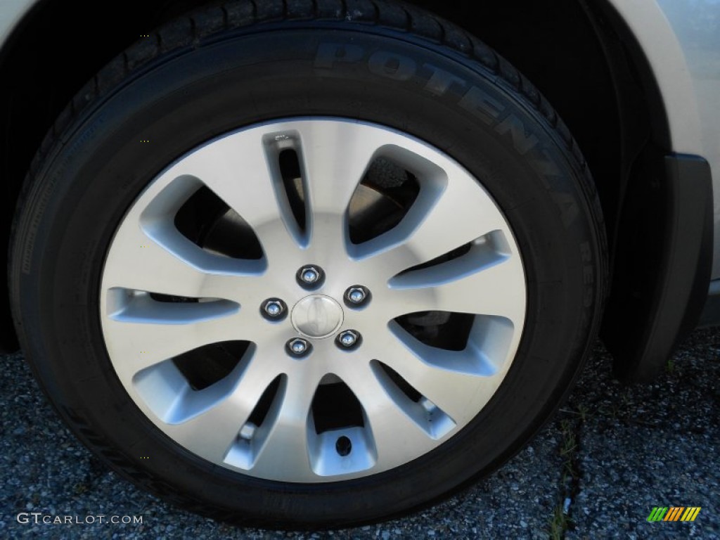 2009 Outback 2.5i Limited Wagon - Quartz Silver Metallic / Off Black photo #12