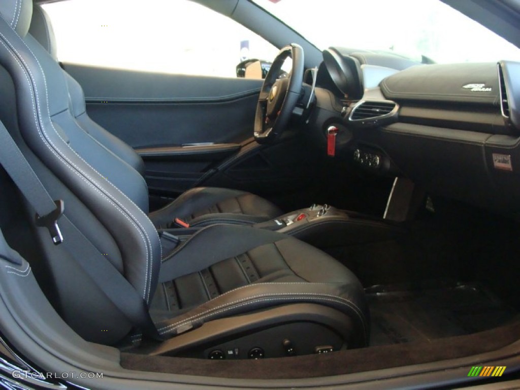 Black Interior 2010 Ferrari 458 Italia Photo #50130489