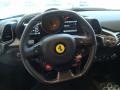 2010 Ferrari 458 Black Interior Steering Wheel Photo