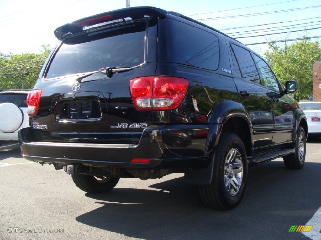 2005 Sequoia Limited 4WD - Black / Light Charcoal photo #3