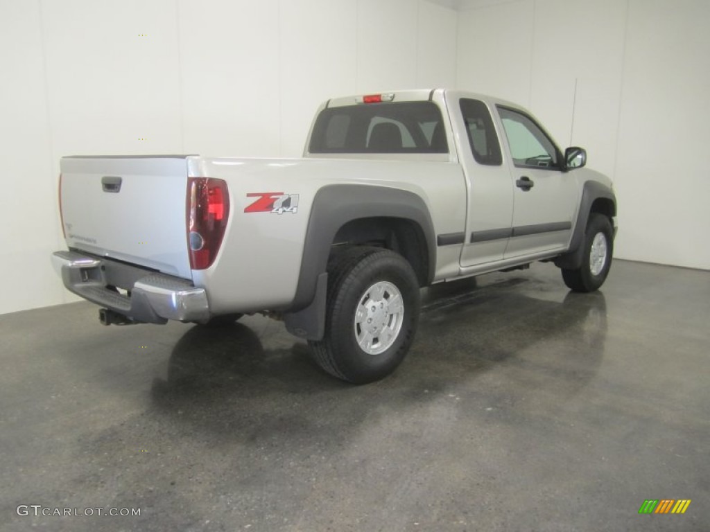 2007 Colorado LT Extended Cab 4x4 - Silver Birch Metallic / Very Dark Pewter photo #11