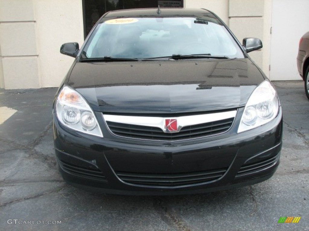 2009 Aura XE - Carbon Flash Metallic / Gray photo #2