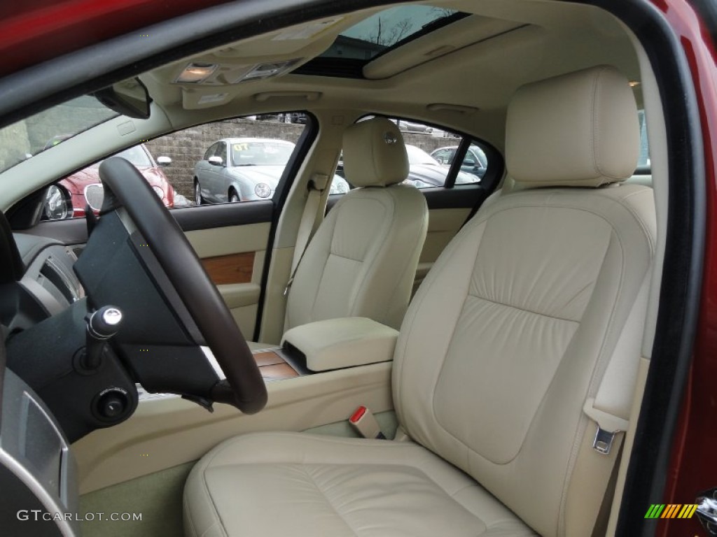 2010 XF Sport Sedan - Claret Red Metallic / Barley photo #10