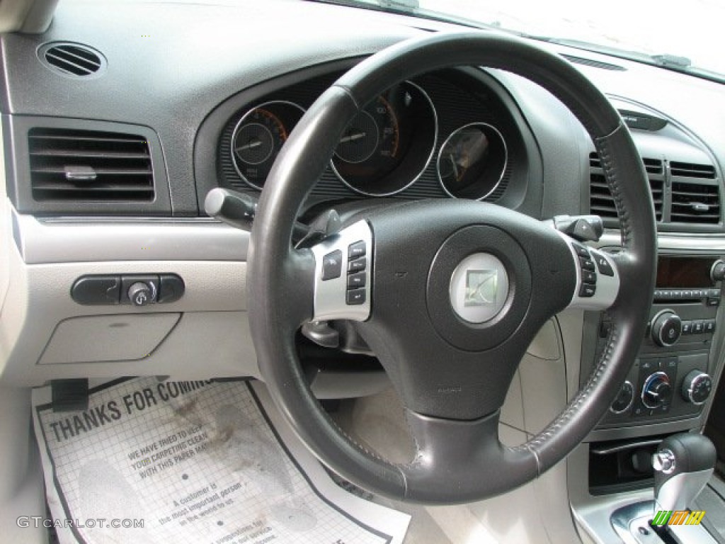 2009 Aura XE - Carbon Flash Metallic / Gray photo #12
