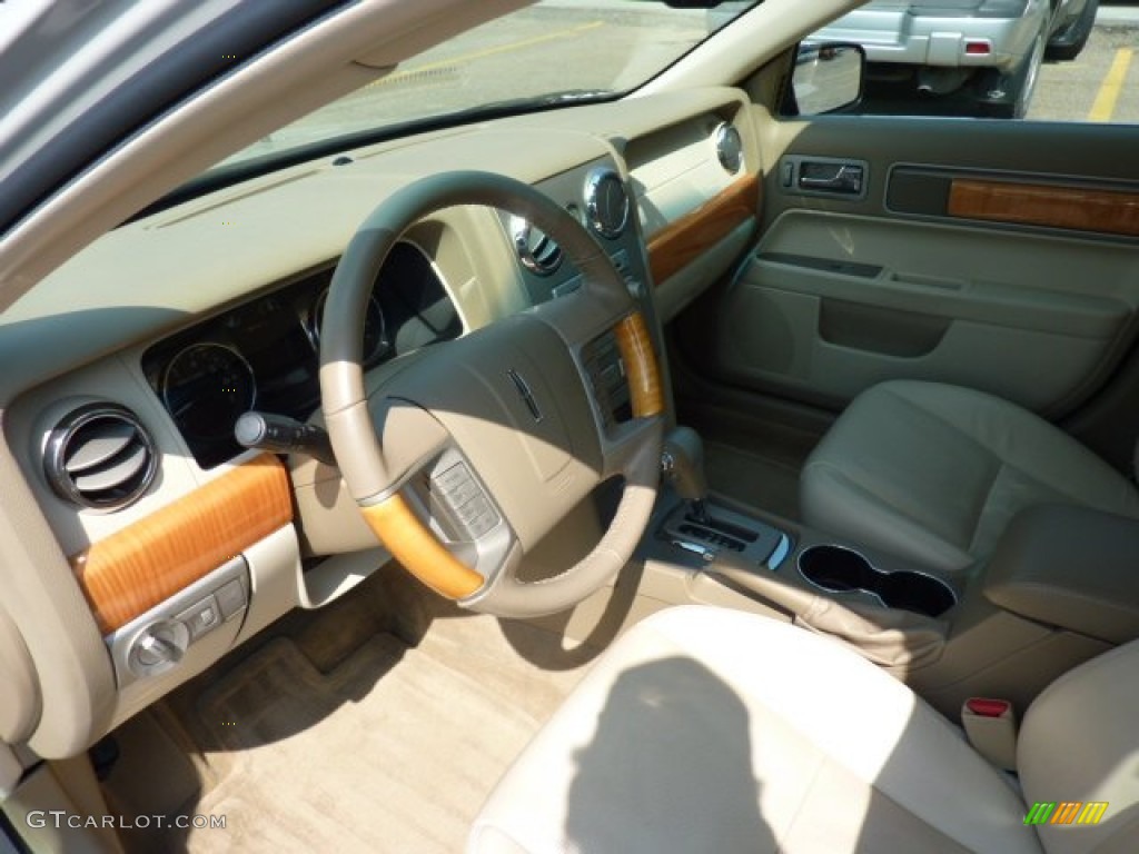 2008 MKZ Sedan - Light Sage Metallic / Sand photo #15