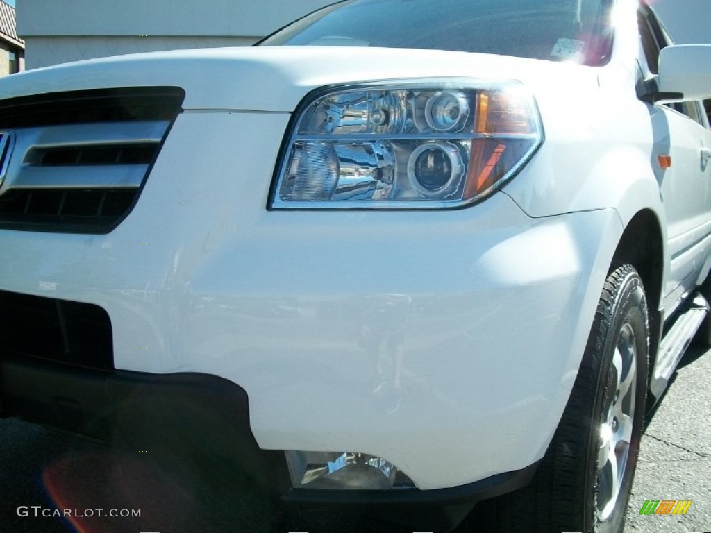 2007 Pilot EX-L 4WD - Taffeta White / Saddle photo #28